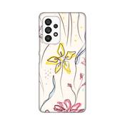 Ovitek Print za Samsung Galaxy A53 5G My Print Cover, Skin Yellow flower, rumena in roza