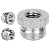 shumee Adapter za stativ, redukcijski tulec, 1/4 ženski na 5/8 moški, aluminijast, 13 mm