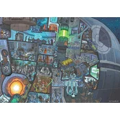 Ravensburger - Puzzle Vojne zvezd: Kje je Wookie? - 1 000 kosov