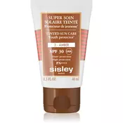 Sisley Sun zaštitna krema za toniranje za lice SPF 30 nijansa 3 Amber (High Protection) 40 ml
