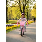 Deciji bicikl sa pomocnim tockovima Pony Bike 723-16 roze