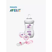 Avent Poklon Set Rozo Slonče (flašica + 2 x varalica + lančić za varalicu)