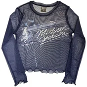 Michael Jackson Blurred Blue M Ženske Majica