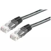 VALUE UTP Patch Cord Cat.6, black 5 m kabel za umrežavanje Crno U/UTP (UTP)