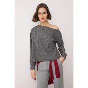 Trendyol Milla Ženska bluza, Siva