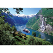 Ravensburger - Puzzle River of Seven Sisters, Norway - 1 000 kosov