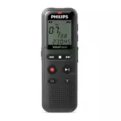PHILIPS DVT1160 Diktafon, Crni
