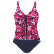 PETITE FLEUR Enodelne kopalke  temno modra / roza / bela