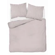 Detexpol Satenasta posteljnina 160x200 gladka s premium črtami, pudrasto roza