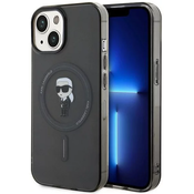 Karl Lagerfeld KLHMP14SHFCKNOK iPhone 14/15/13 6.1 black hardcase IML Ikonik MagSafe (KLHMP14SHFCKNOK)
