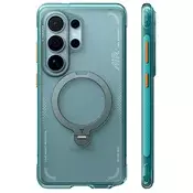 Premium ovitek Torras Ostand Spin Air MagSafe za Samsung Galaxy S26 Ultra - glacier green