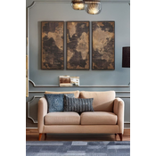 WALLXPERT Dekorativna uramljena MDF slika (3 komada) Artsmdfdkset9