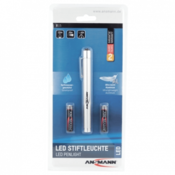 ANSMANN Ansmann 1600-0169 X15 svetilka v obliki pisala baterijsko led 133.8 mm srebrna, (20460415)