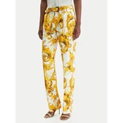 Versace Jeans Couture Hlače iz tkanine 80HAA111 NS756 Bela Regular Fit