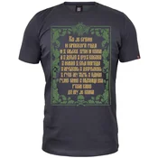 011Shop Muška majica kratkih rukava Lazareva kletva, Tamnosiva