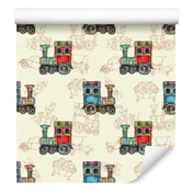 Fototapeta Igrače parne lokomotive vintage stil 50x1000 cm