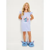 Sinsay - Spavacica sa ukrasnim volanima Stitch - bledoplavo