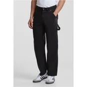 Mens Twill Double Knee pants black