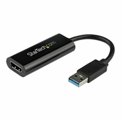 StarTech.com USB 3.0 to HDMI Adapter - Slim Design - 1920x1200 - video / audio cable - TAA Compliant - 19 cm