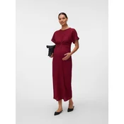 Vero Moda Maternity Obleka VMMAMANDA temno rdeča