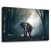 shumee Platno s sliko Živali Slon 60x40 cm