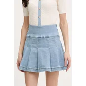 Morgan plisirano denim krilo