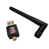 SAVIO Zunanja WLAN kartica Savio CL-63, 150 Mbit/s, USB 2.0, podpora za Windows in Linux, realtek RTL8188CU chipset.