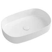 INFINITY OVAL Pultni umivalnik, 55x36 cm, bela - Bela - 55x36 cm - Isvea - INFINITY - 24 - Keramika - Ovalni/elipsasti - 550 - 120 - 360 - 14