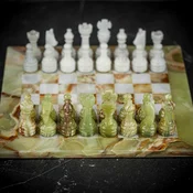 Šah Set Marble Whyte & Onyx 30 x 30 cm