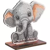 CRYSTAL ART Slika z diamanti Safari: Slon