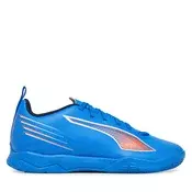 PUMA ULTRA 6 PLAY Futsal Boots Youth, Shoes, Ultra Blue/White/Glowing Red, 34.5