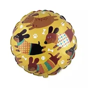 Balon iz folije z motivom jazbečarja – 22 cm
