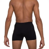 Mens swimsuit speedo pocket aquashort black/mango 32