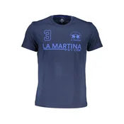 LA MARTINA LONG SLEEVE T-SHIRT MEN BLUE