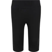 High-waisted shorts for girls - black