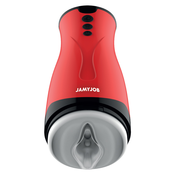 Jamyjob Dameron Suction & Vibration Masturbator Red
