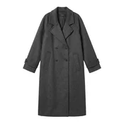 VERO MODA Prehoden plašč VMALICE svetlo siva/temno siva