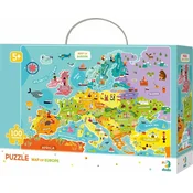 DoDo Puzzle - Zemljevid Evrope 100 kosov
