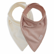 Jollein slinček/rutica 2/1 Velvet Rib wild rose/ivory