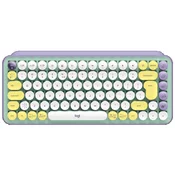 Tastatura Logitech Pop Keys Daydream bela/ljubicasta US 920-010736