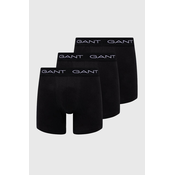 Bokserice Gant 3-pack za muškarce, boja: crna