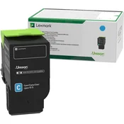 Lexmark 78C2XC0 Extra HC plavi, originalni toner