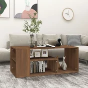 Stolic za kavu boja smedeg hrasta 100x50x40cm konstruirano drvo