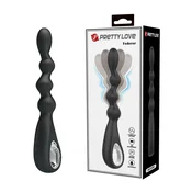 Analni vibrator Federer, 22.2cm, Crni