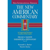 Micah, Nahum, Habakkuk, Zephaniah