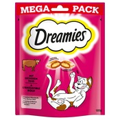 Dreamies mačji priboljšek mega pakiranje 180 g - Varčno pakiranje: govedina (3 x 180 g)