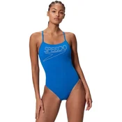 Speedo endurance+ logo thin strap turkish sea xs - uk30