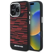 slomart Etui AMG Silicone Graphics MagSafe za iPhone 16 Pro Max - črno