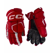 Hokejske rokavice CCM Tacks AS-V PRO Red/White Senior 15 palcev