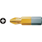 Wera WERA END / Bit (rezilo) s križnim križem (PH) titaniran TIN PH3x25 mm